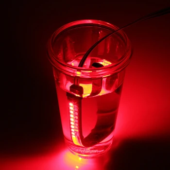 

Red+Yellow Strip Lights 1Pc DRL Waterproof Anti-corrosion Motorcycle Replacement