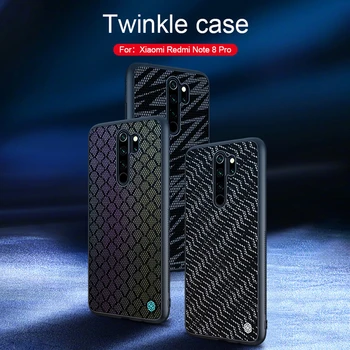 

Case For Xiaomi Redmi Note 8 pro Cover NILLKIN Twinkle Case polyester Reflective Back Cover For Xiaomi Redmi Note 8