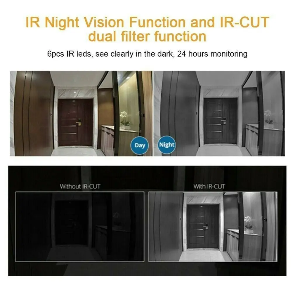 Night Vision 1080P Battery Powered Wireless Outdoor WIFI IP Surveillance Camera Wireless IP Camera With Bracket