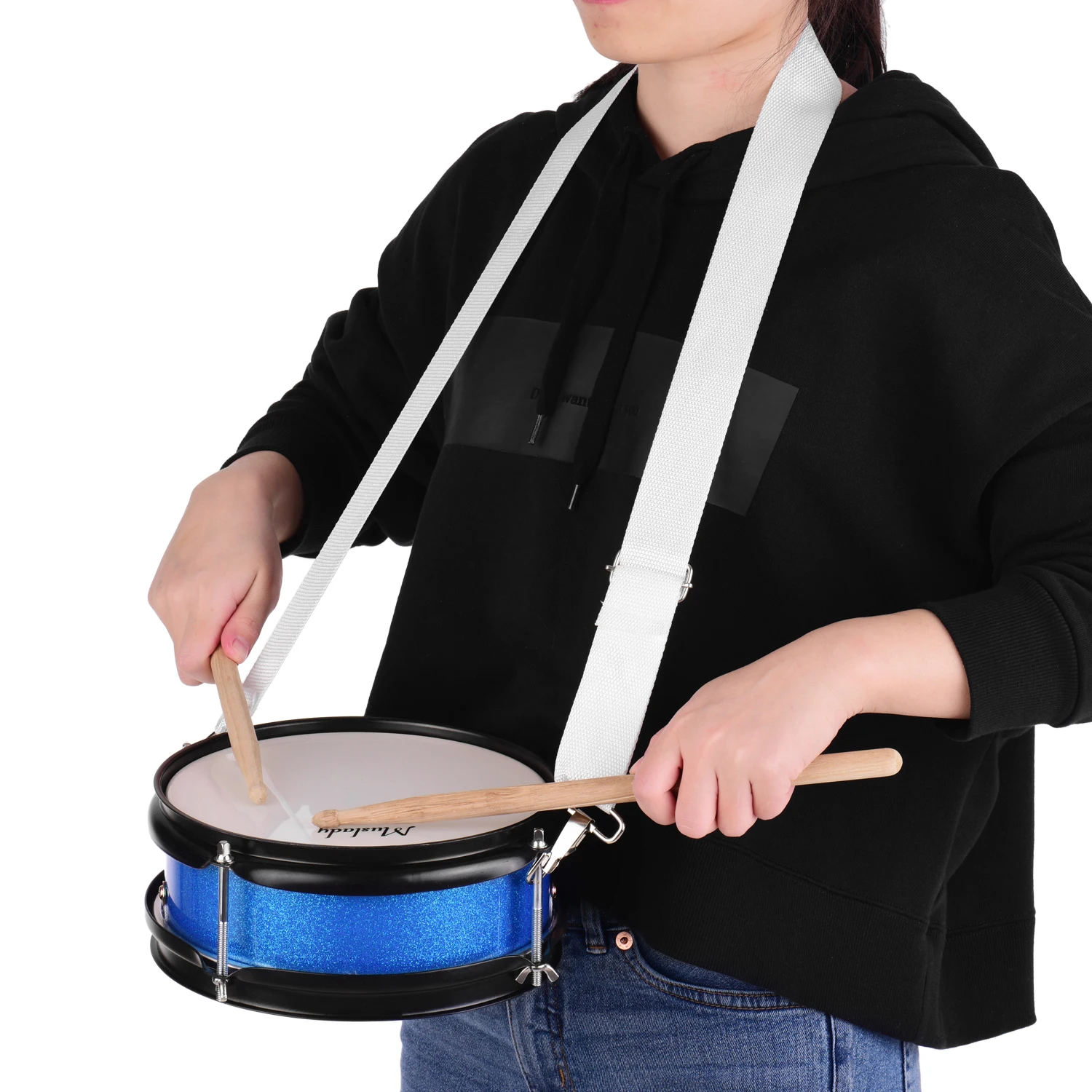 Muslady 8 дюймов Snare барабанная головка с барабанными палочками плечевой ремень барабан ключ для студенческой группы ударный инструмент Аксессуары