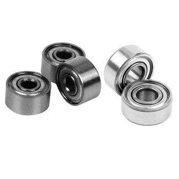 

10Pcs Miniature Rubber Sealed Metal Shielded Metric Radial Ball Bearing 692 ZZ 2X6XM & 10Pcs 13Size MR104-ZZ 4x10x4mm