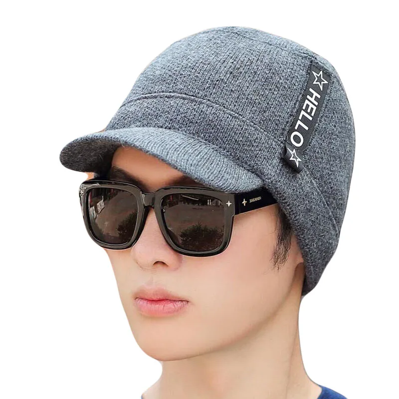 Зимние шапки для мужчин Skullies Beanie шапка зимняя шапка мужской женский шерстяной шарф шапка s Набор Балаклава маска Knitted шапка вязаная шапка