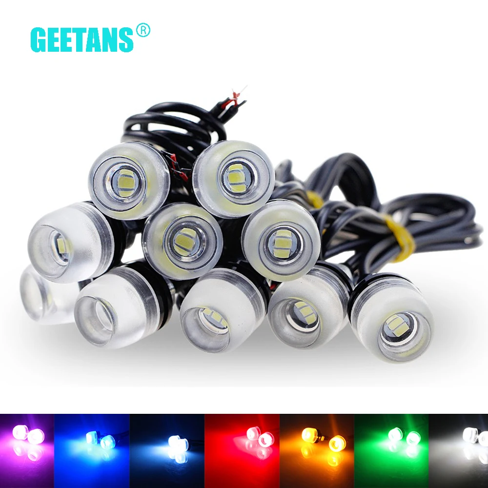 

10PCS Eagle Eye LED 18mm Hawkeye Reverse Backup Light DRL Daytime Running Light Signal Bulb Fog Lamp for Motorcycle Car 12v CJ