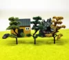10pcs/5pcs HO OO Scale Model Trees Train Railroad Layout Diorama Wargame Scenery Entertainment accessories for DIY enthusiasts 6
