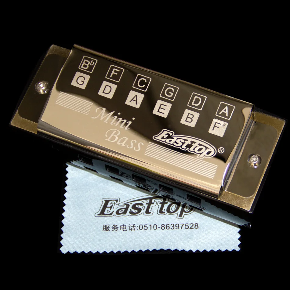 Новинка профессиональная гармоника EASTTOP мини фото медный ABS материал 144*26*49