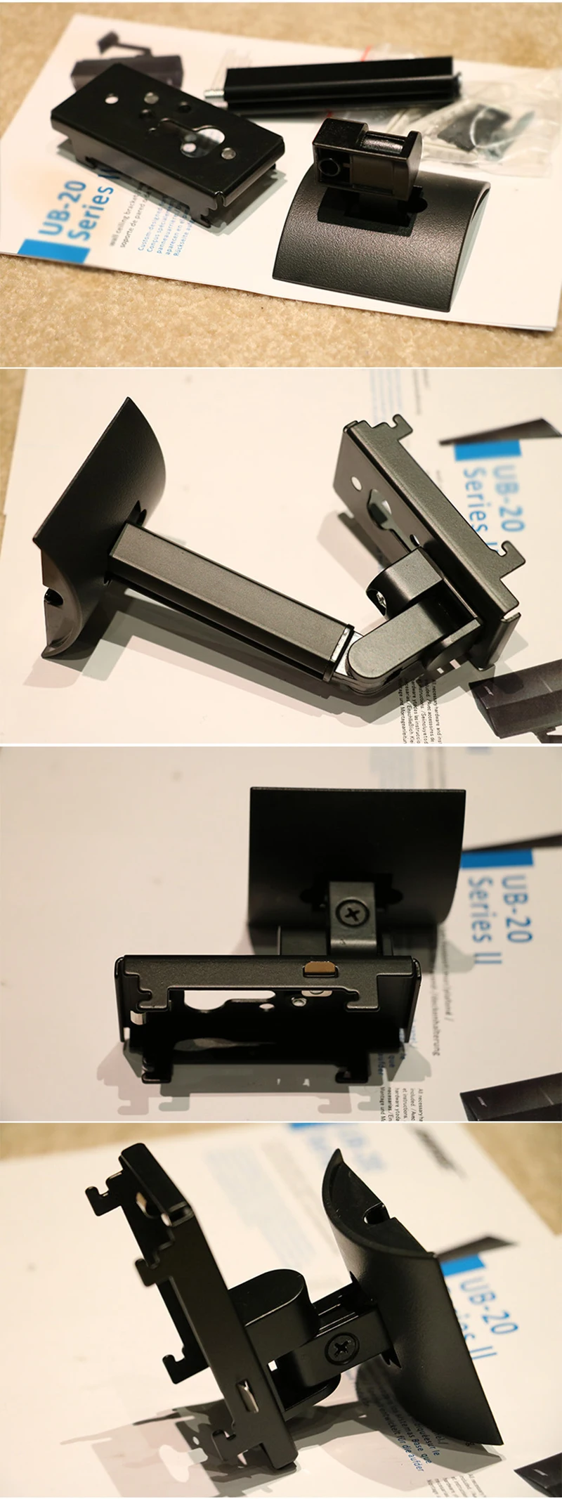 suporte de montagem na parede UB-20II 535 525 550 preto