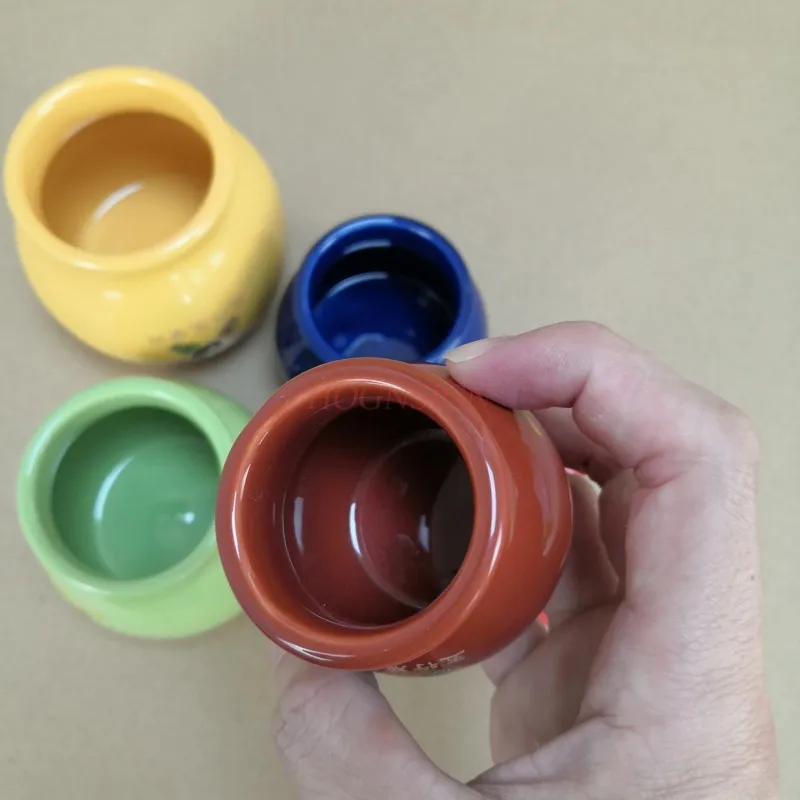 5pcs Health Tank Massage Cup Slimming Beauty Ceramic Treatment Pot Cupping Fire Jar Therapy Care Tool Body 5