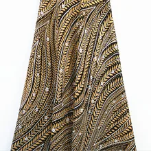 148 см полиэстер крепдешин печатных ткань весна и лето женское платье рубашка ткань