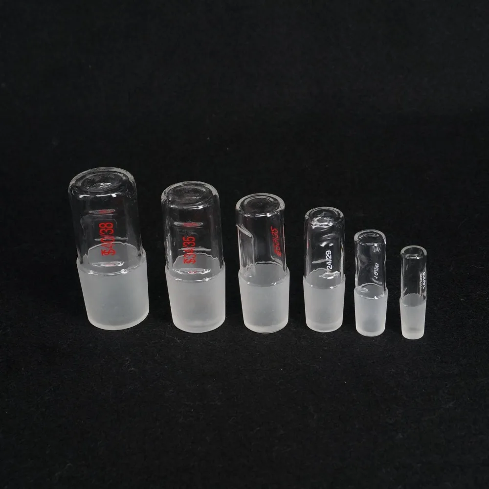 Pack of 1 Hollow Glass Stopper 29/32 Standard Taper Joint Stopper Ground Joint Stopper Thick Borosilicate 3.3