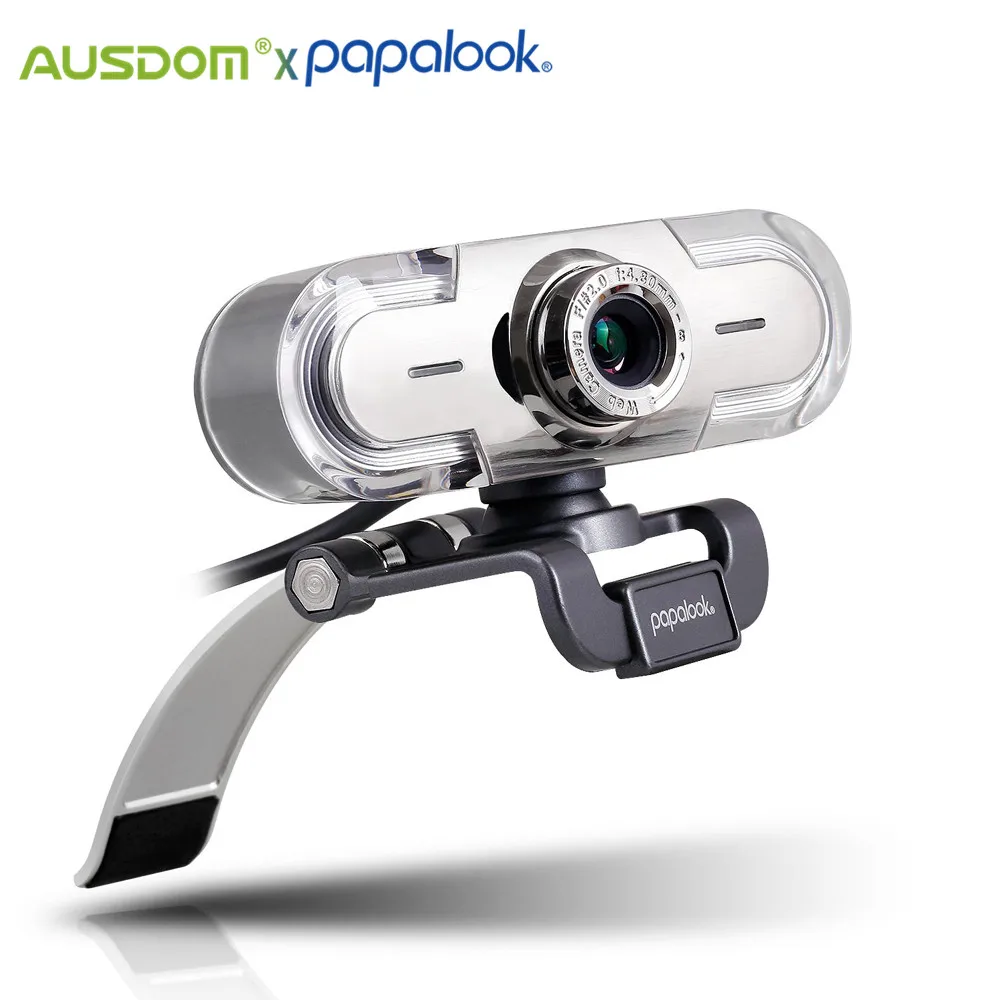 Веб камера PAPALOOK PA452 для ПК Full HD 1080P USB светодиодный фоном|Веб-камеры| |