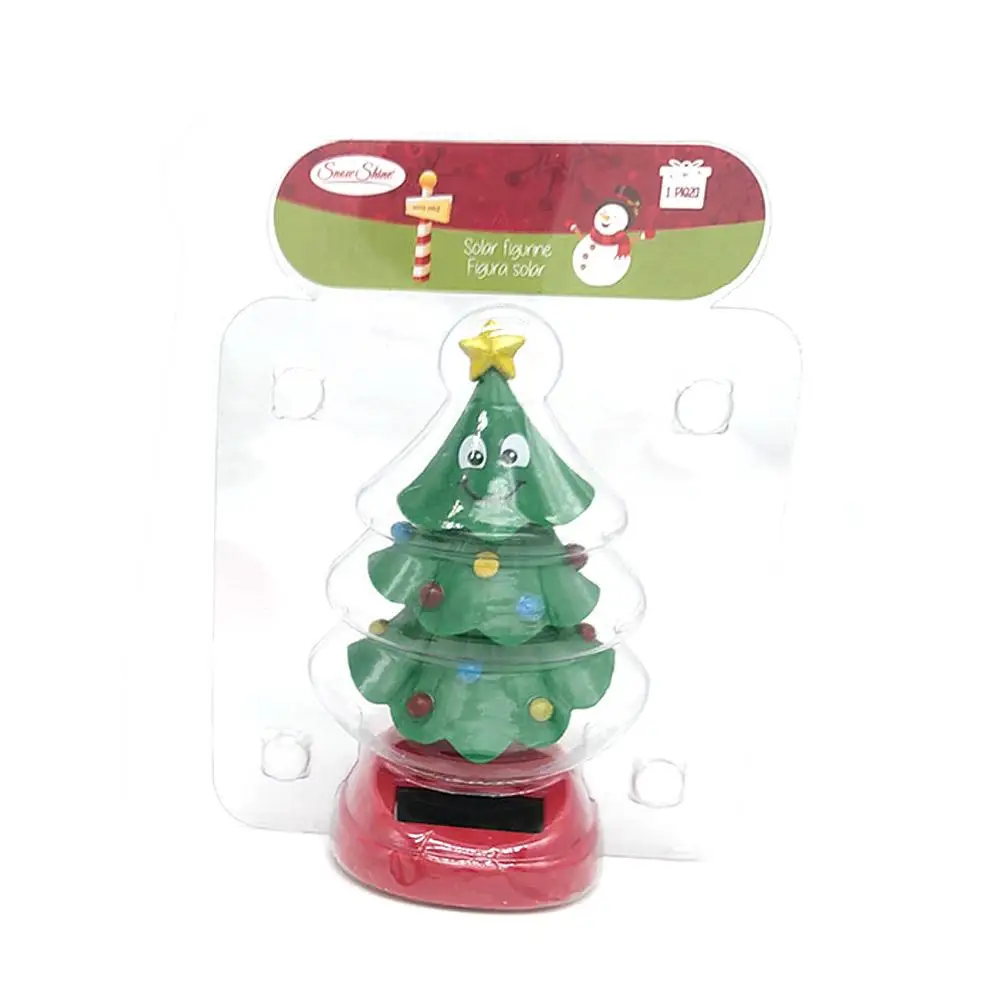 Солнечная качающаяся Рождественская елка, танцующая Рождественская елка, рождественский подарок для автомобиля и домашнего украшения, рождественские интерьерные детские игрушки