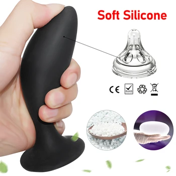 3pcs Anal Plugs Buttplug Training Set Silicone Suction Anus Sex Toys For Women Men Male Prostate Massager Butt Plug Gay Bdsm Toy 3