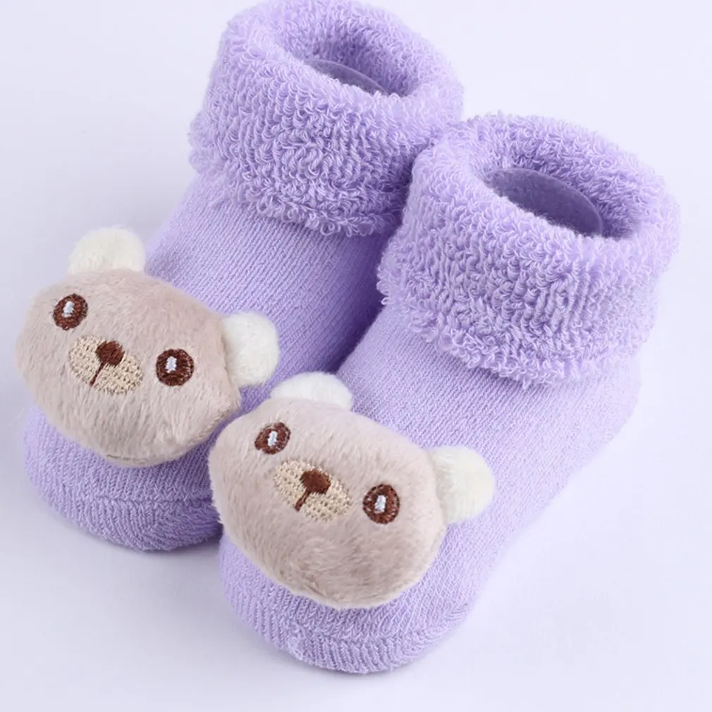 

Cute Cartoon Baby Socks Soft Comfortable Cotton Socks Shoes Anti-slip Floor Socks for Toddlers Girls Boys Thick Warm Socks