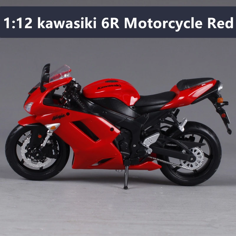 Kawasiki 6R Maisto, 1:12 Ducati 1199, имитация, сплав, серия для мотокросса, оригинальная Авторизованная модель мотоцикла, игрушка, автомобиль, Коллекционирование, подарки - Цвет: Kawasiki 6R