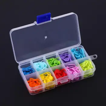 

120pcs/Box 10 Colors Knitting Accessories Crochet Locking Stitch Markers