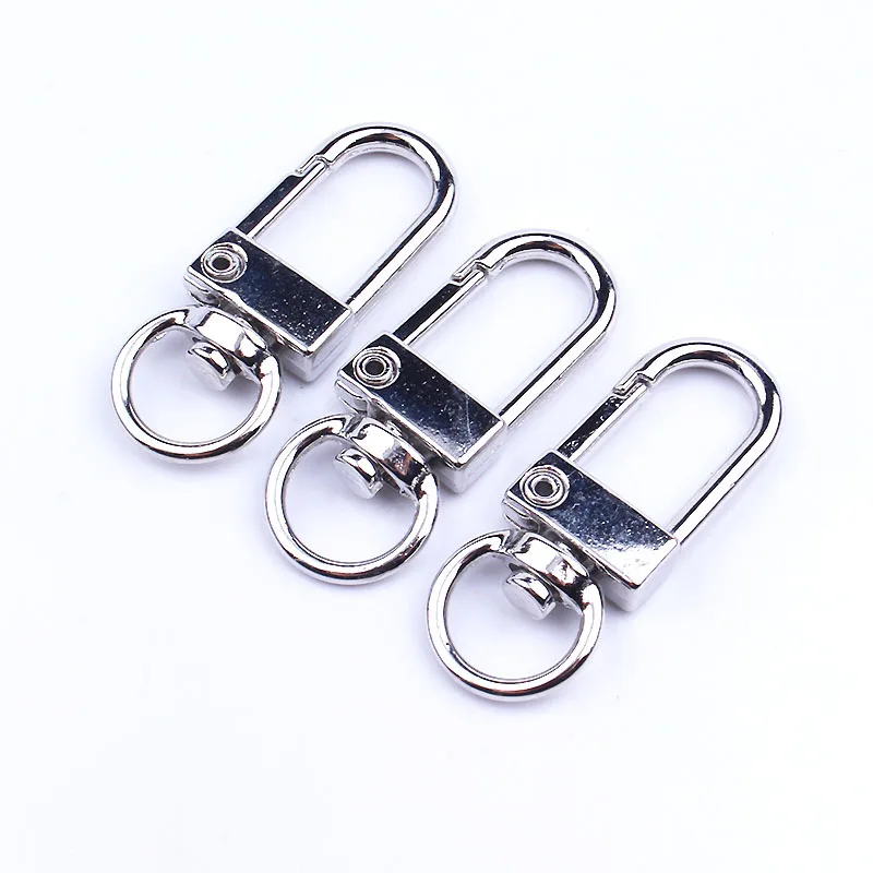 125mm Inner Keyring With Lobster Swivel Clasp Key Hook Chain Keychain Hook  Keyring Clasp Charms Keychain Jewelry Making Finding 