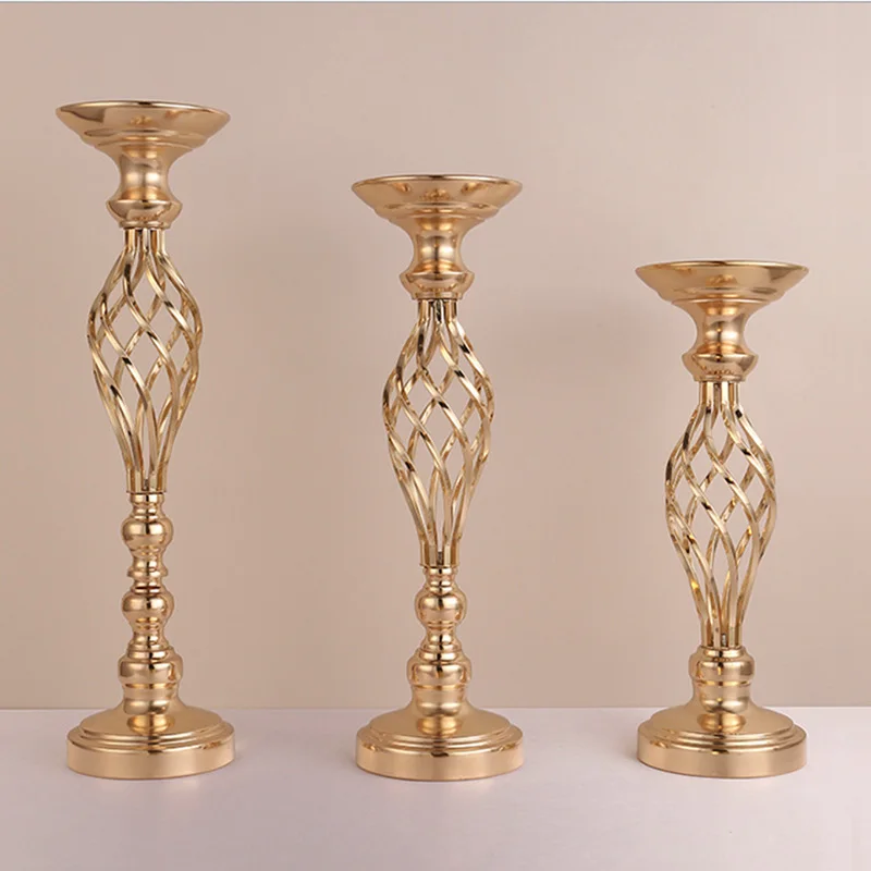 10 шт./лот подсвечники подсвечник подставка столб цветы вазы Свадебные украшения