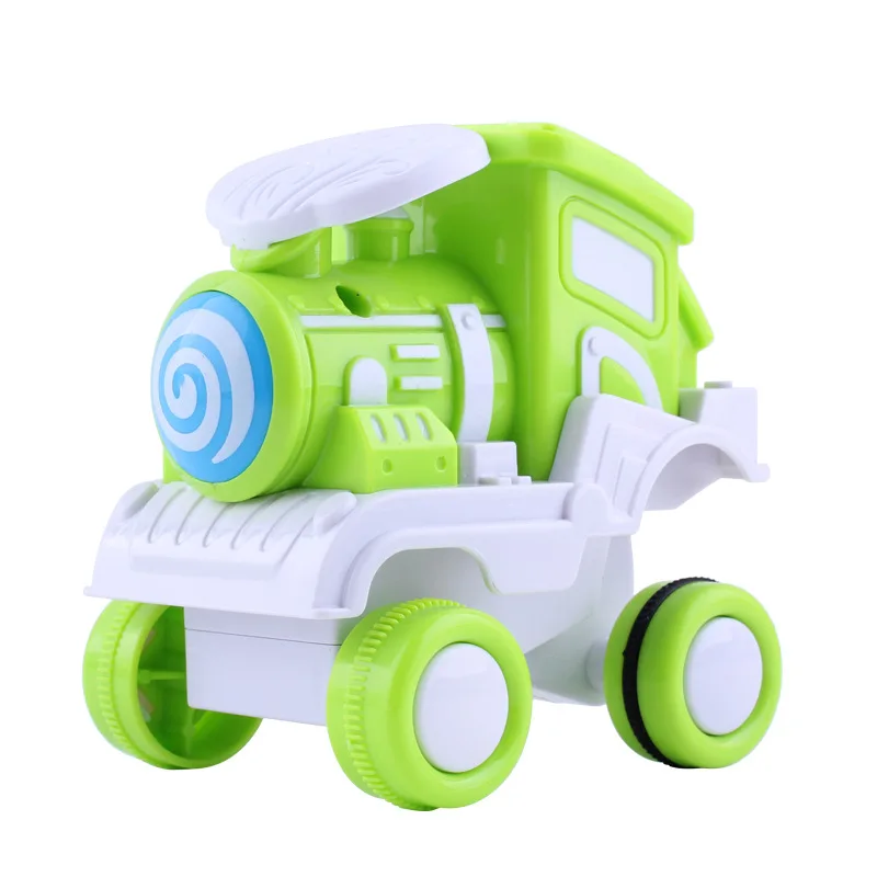 TOY191-4 Jokes Pull Back Car Action Locomotive Toys For Children Anti-stress Press Walking Will Spin Train Baby Toys Gift Funny Kids Toys - Цвет: TOY191-4