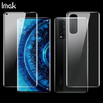 

2PCS Full coverage for OPPO Find X2 Screen protector Back cover protector Imak Hydrogel Phone protect guard Protective Film