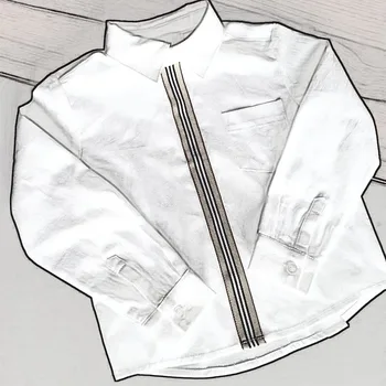 

Ship At The End of June 2020 ZMHYAOKE-bur Autumn Girls Shirts White Top Toddler Girl Long Shirt Baby Girl Blouses Boys Clothes