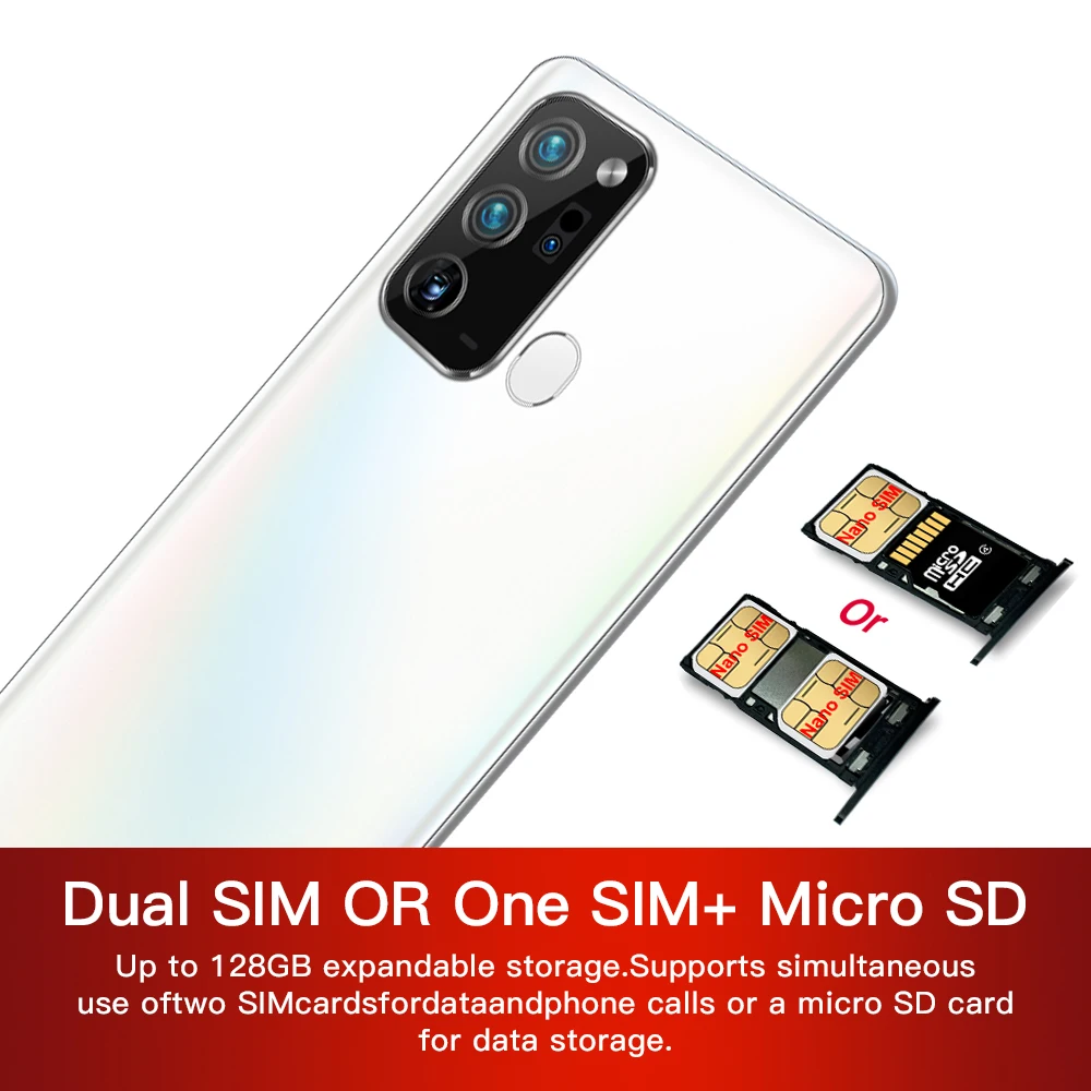 New Global 5G Note20Ultra 10core Mobile Phone 8G