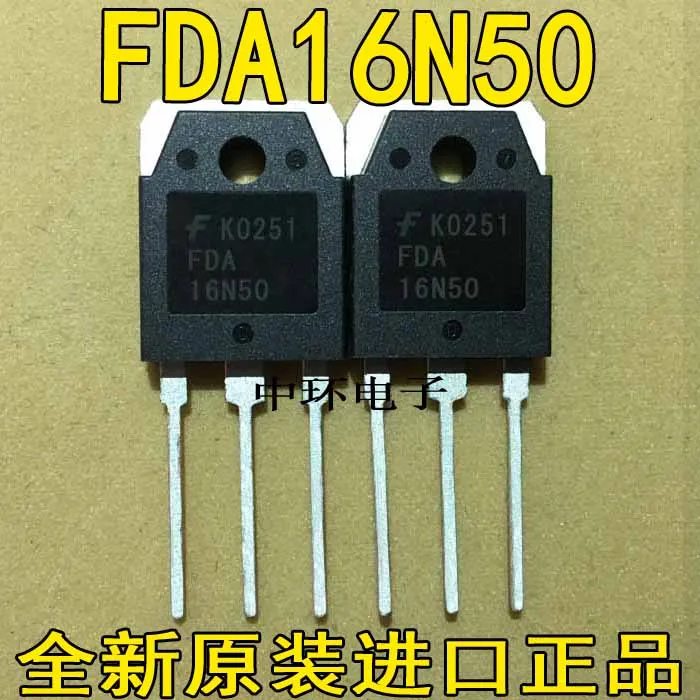 10 шт./лот FQA16N50 FDA16N50 16N50-247 16A 500V