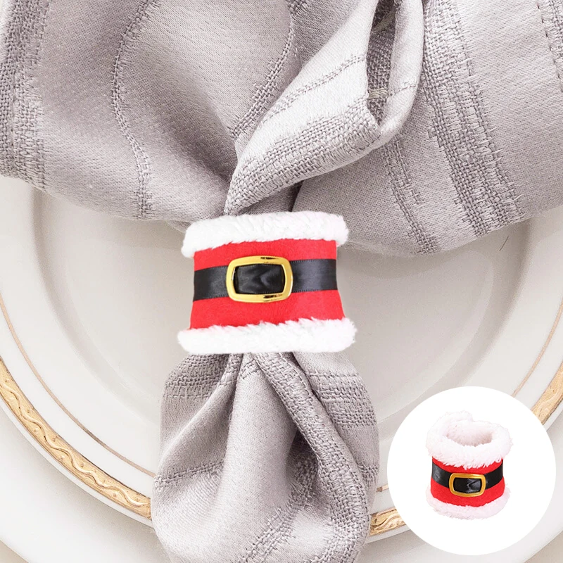 

2019 Useable Napkin Rings Holder Circle Party Banquet Dinner Table Christmas Decoration Belt Buckle Wedding For Home Ornament
