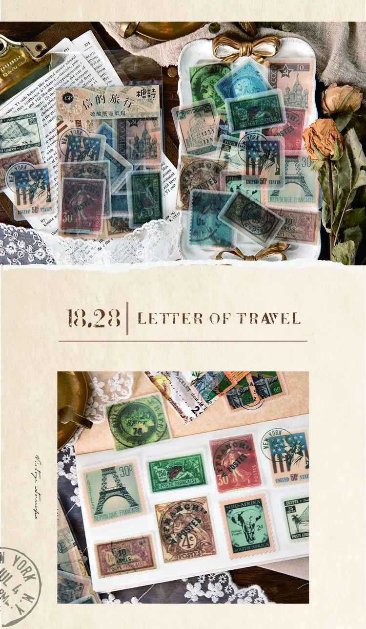 Старопрошенная серия креативные Ретро пули журнал декоративные этикетки для скраббукинга этикетка-наклейка дневник Канцелярские Стикеры для альбомов