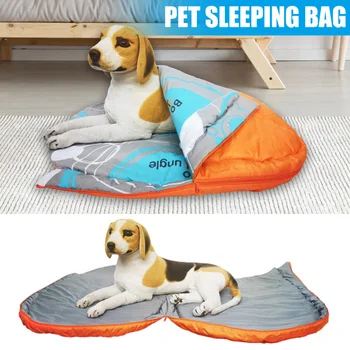 

Warm Winter Soft Pet Sleeping Bag Breathable Zipper Dog Cat Sleeping Bed Pad WXV Sale