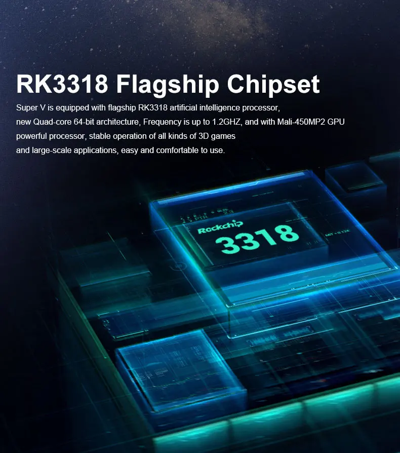 Смарт-ТВ-бокс Android RK3318 2 Гб ОЗУ 16 Гб ПЗУ 2,4 г wifi bluetooth 4,0 Android 9,0 4K ТВ-бокс SuperV98 для Youtube