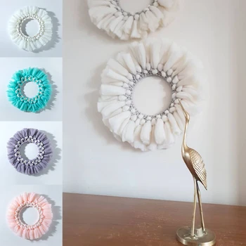 

Home Hand-woven Bohemian Decorative Tapestry Bedside Ornaments Soft Wall Hanging Art Beautiful Apartment Dorm Room Decoration 4