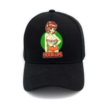 Забавная Мужская симпатичная бейсболка для скейтборда на крючках, женская летняя регулируемая бейсболка