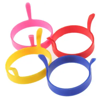 

PREUP Silicone Omelette Mould Device Eggs Ring Model Fried Egg Mold Cooking Tools Pancake Molds Ring Kitchen Gadget