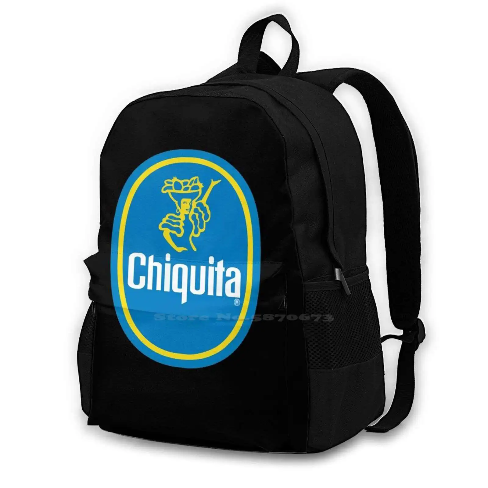 

Самые продаваемые школьные рюкзаки Chiquita для девочек-подростков, дорожные сумки, банан, хикита, фрукты, Забавные милые желтые пищи, испанские
