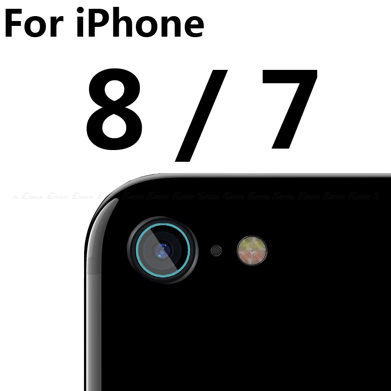 Для iPhone 11 Pro Max объектив камеры защитный чехол для iPhone 11 Pro XS Max X XR 8 7 6 6S Plus защита экрана задняя пленка для объектива - Цвет: For iPhone 8 7