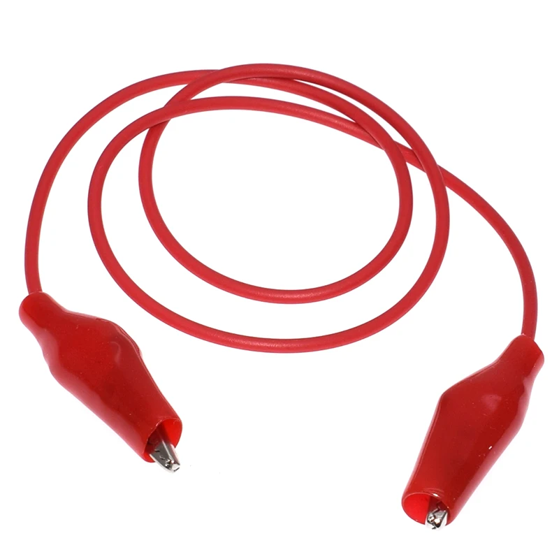 Alligator Clips Electrical DIY Test Leads Double-ended Crocodile Clips Roach Clip Test Jumper Wire 46CM 1Set 10PCS