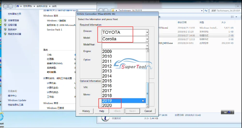 Mini VCI OBD2: Câble de Diagnostic Automobile pour Toyota TIS Techstream - Connecteur Interface MINI-VCI J2534 avec FTDI FT232RL