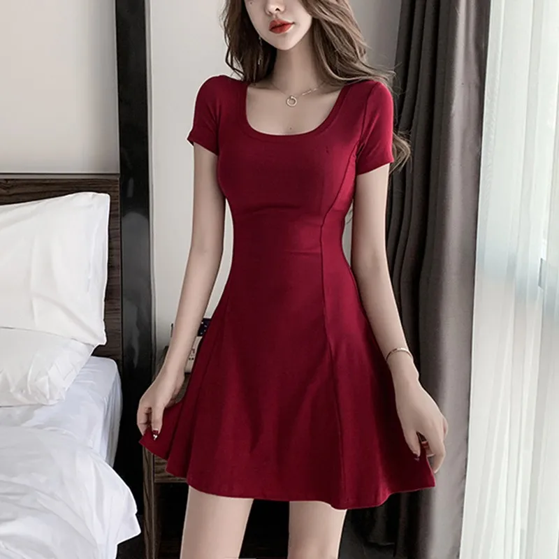 Summer A Line Black Red Dresses 2022 