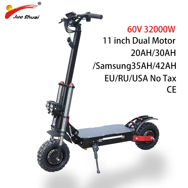 US $1047.57 3200W Powerful Electric Scooter 11 80KMH Fast Motor Wheel with Samsung Battery Foldable E Scooter