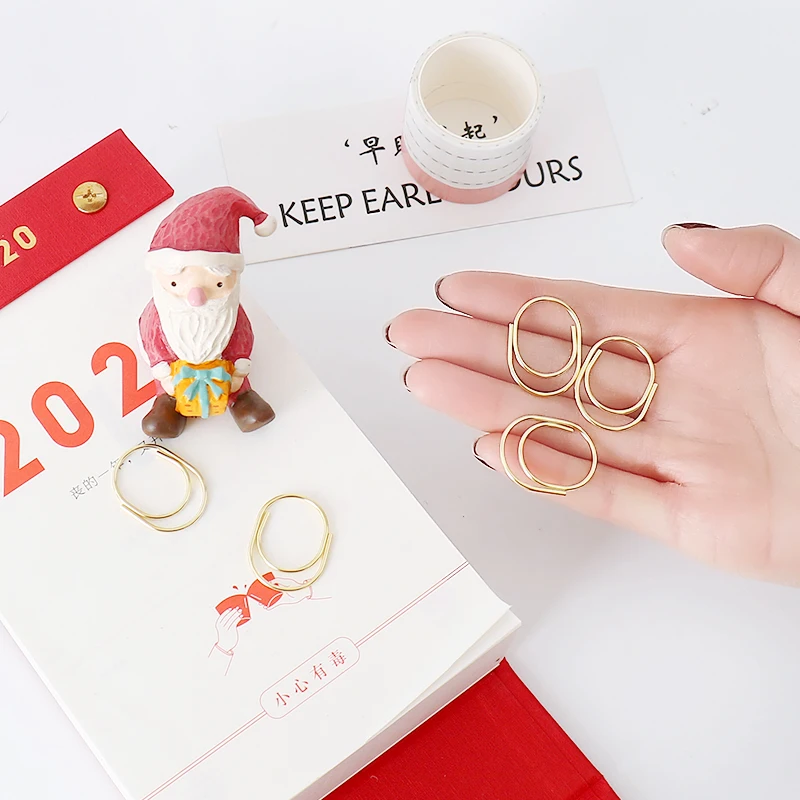 20pcs/lot 19x25mm Baby fat paper clips large wide paper clips paper clips