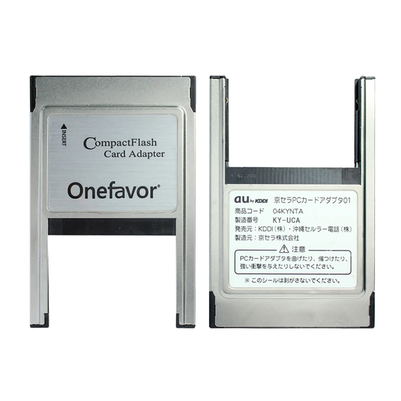 onefavor CF компактный адаптер для флэш-карт к PCMCIA адаптер считывателя типа | и типа | для ноутбука