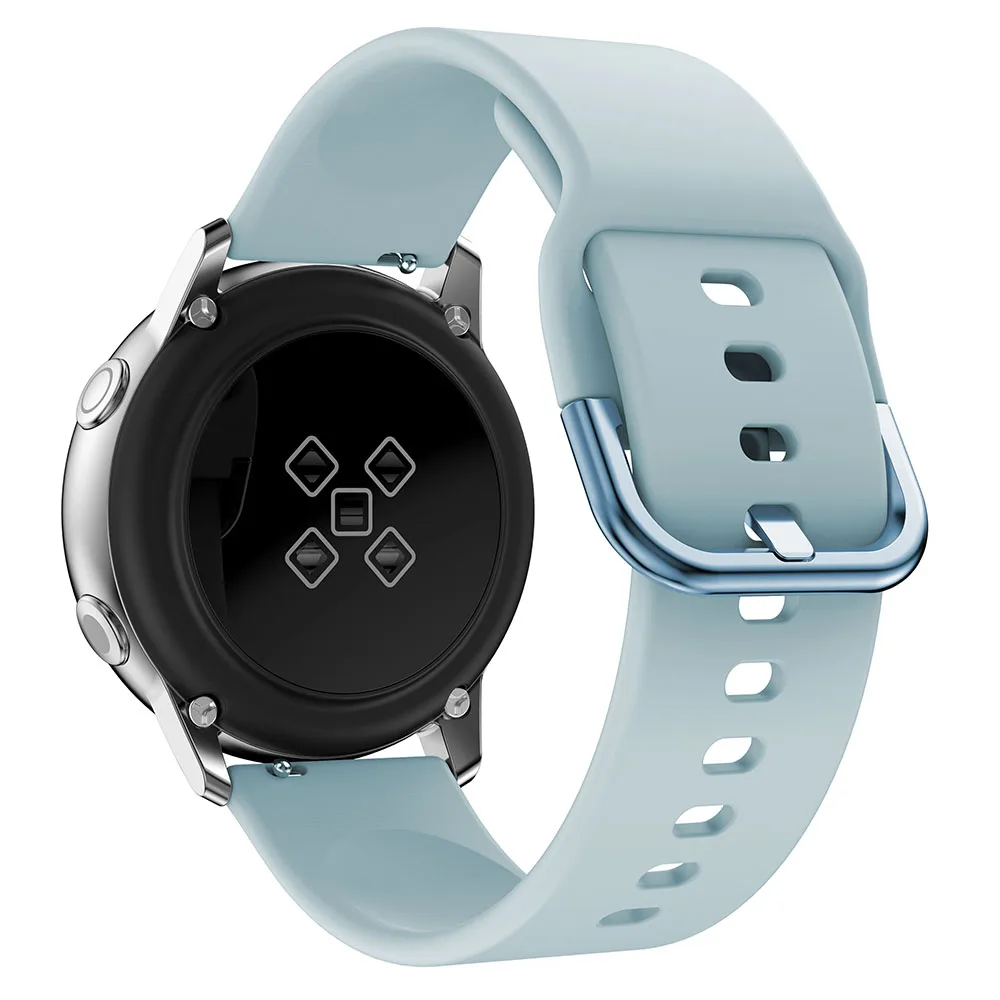 Силиконовые ремешки для часов для samsung galaxy Watch Active 2 40 мм 44 мм браслет умный ремешок для спортивных часов для galaxy Active watch ремешок