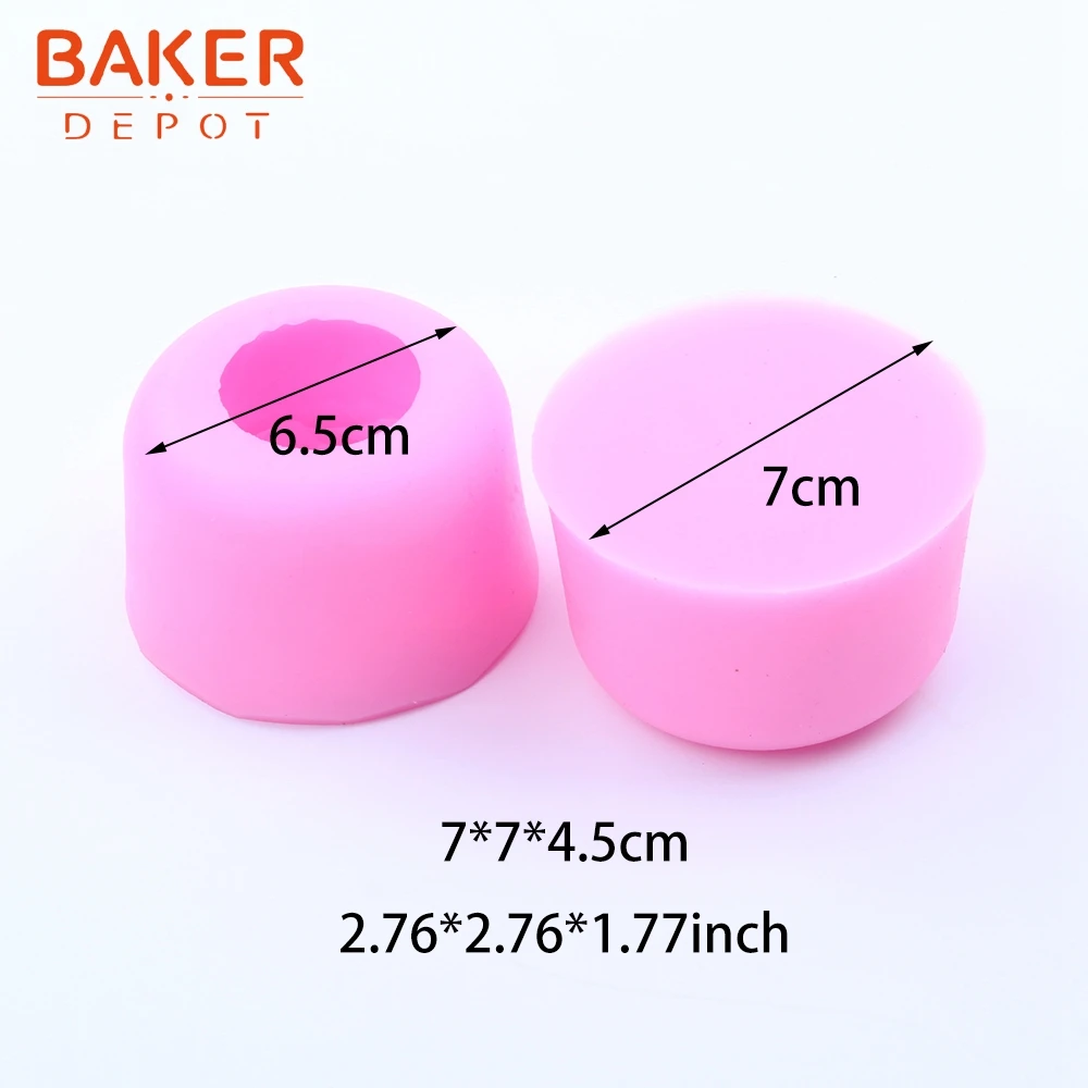 BAKER DEPOT, силиконовая форма для мыла, помадка, 3D, розовая свеча, гипсовая форма, ручной работы, восковая глина, художественный инструмент, сделай сам, форма для украшения торта