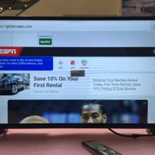 32-дюймовый дисплей монитора 1920*1080p+ Глобальная версия Многоязычная t2 ТВ ОС android светодиодной wifi смарт-телевидения ТВ