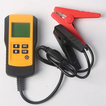 

Diagnostic Tool Digital CCA Voltage 12V Portable Lead Acid Tester Battery Analyzer Backlight LCD Display Accurate Car Ohm