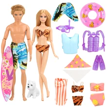 Fashion Handmade Ken clothes Doll Accessories Surfboard Kids Toys Summer Suit Kits Swim Wear For Barbie Best DIY Birthday Gift Fashion Handmade Ken clothes Doll Accessories Surfboard Kids Toys Summer Suit Kits Swim Wear For Barbie Best DIY Birthday Gift