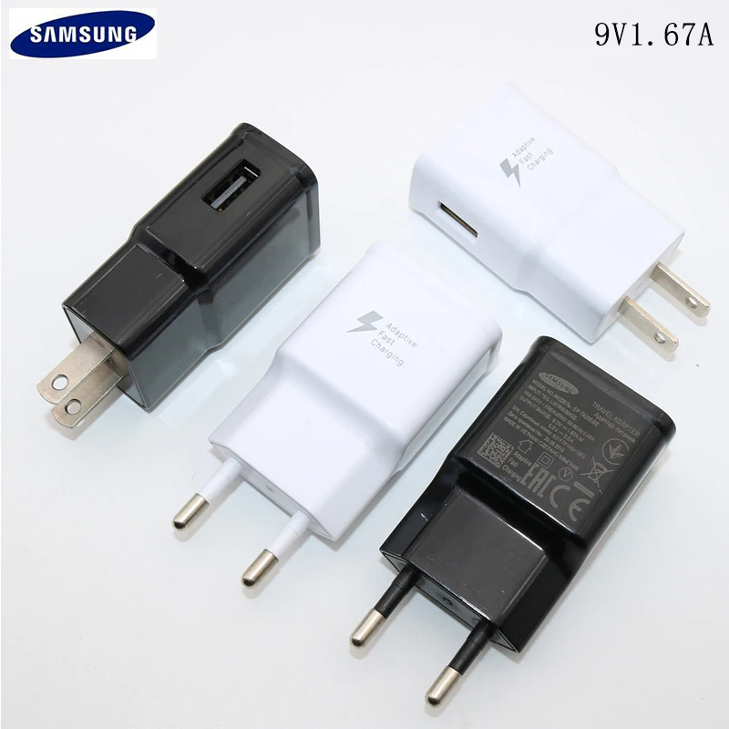 Samsung S8 S9 plus Оригинальное быстрое зарядное устройство 15 Вт 9V1. 67A usb type C кабель