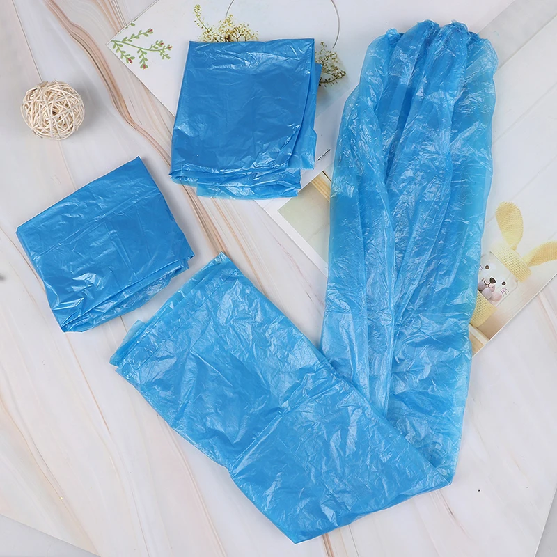 5 Pairs High-Top Anti-Slip Rainproof Shoe Covers Durable Waterproof Thick Plastic Disposable Rain Shoe Covers High Quality shoe covers