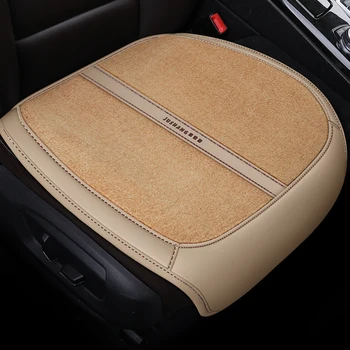 

Car Seat Cover Leather Car Protector Warm Plush Automobile Seat Cushion For Fusion Focus 2 mk3 mk4 Kuga Ecosport Fiesta