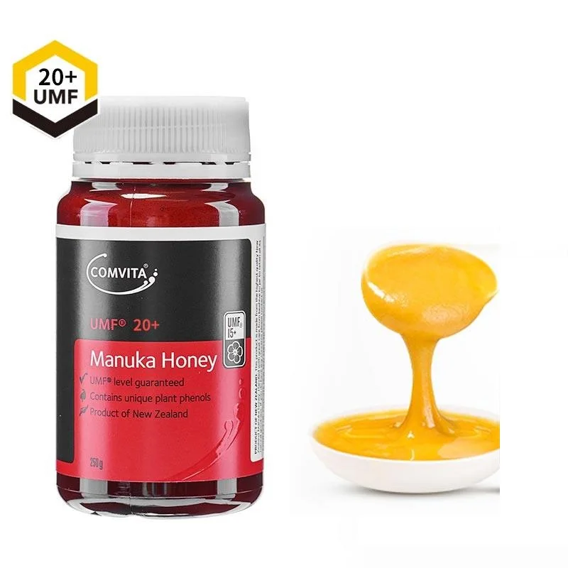 Новой Зеландии Comvita мед manuka UMF20+ 250g для желудочно-кишечного иммунной здоровья дыхательных путей Системы кашля успокоить от кашля в горле